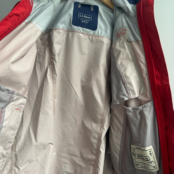 LL BEAN TEK youth size medium (10/12) rain jacket - Picture 5 of 6